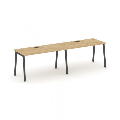 Style Project Рабочая станция 1 сторон. SN-4A.ORS-004 Антрацит/Металл Белый 3160*600*750 фото 15