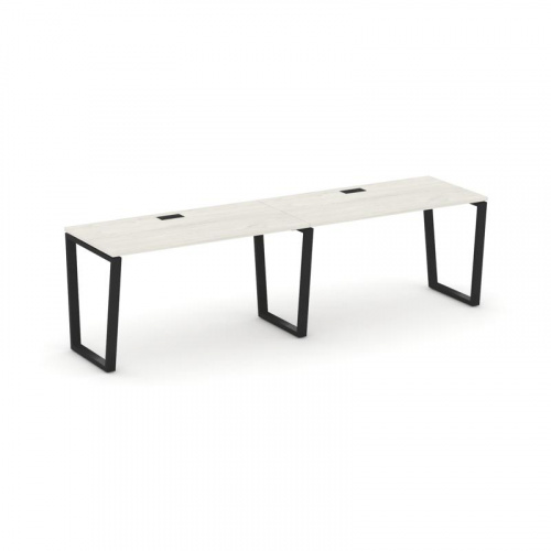 Style Project Рабочая станция 1 сторон. SN-6T2.ORS-014 Акация Лорка/Металл Антрацит/Заглушка Пластик фото 7