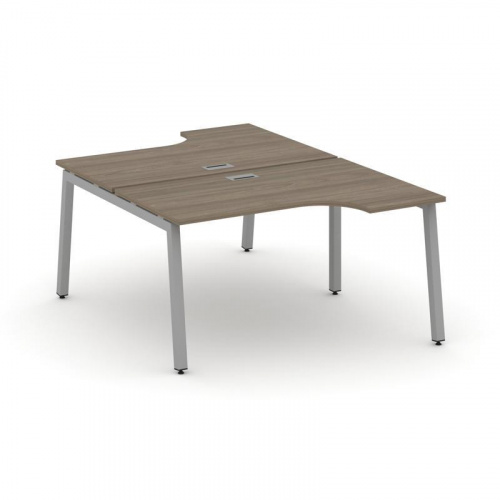 Style Project Рабочая станция эргоном. SN-5A.DRPA-011 Акация Лорка/Металл Белый 1380*1432/1992*750 фото 5