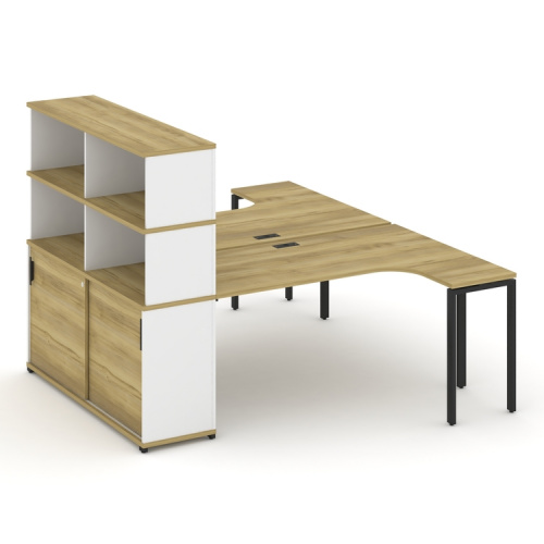 Бенч-система с опорным шкафом-купе с надставкой Concept CN.DSA-222 фото 6