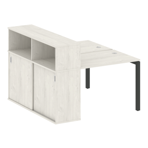 Бенч-система с шкафом-купе на П-обр. м/к Metal System Quattro 50БП.РС-СШК-2.1 фото 5 Бенч-система с шкафом-купе на П-обр. м/к Metal System Quattro 50БП.РС-СШК-2.1 фото 5