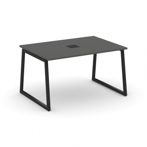 Style Project Стол переговорный SN-4T1.SPRG-001 Акация Лорка/Металл Антрацит/Заглушка Металл Антраци фото 4