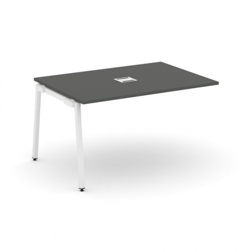 Style Project Проходной наб. элем. перег. стола SN-4A.NSPRG-001 Дуб Наварра/Металл Белый 980*980*750 фото 21