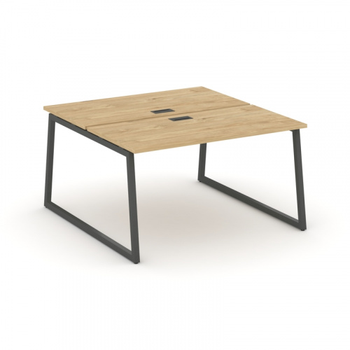 Style Project Рабочая станция 2-х сторон. SN-4T1.DRS-022 Акация Лорка/Металл Антрацит/Заглушка Пласт фото 11