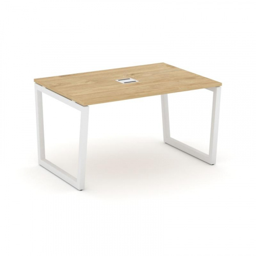 Style Project Стол переговорный SN-5T2.SPRG-004 Акация Лорка/Металл Антрацит/Заглушка Металл Антраци фото 3