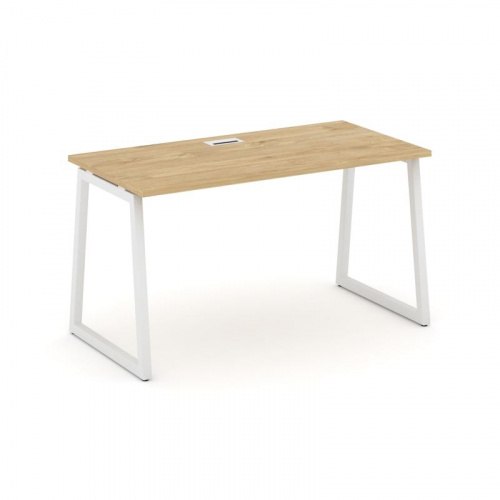 Style Project Стол письменный SN-4T1.SP-024 Акация Лорка/Металл Антрацит/Заглушка Пластик Черный 158 фото 3