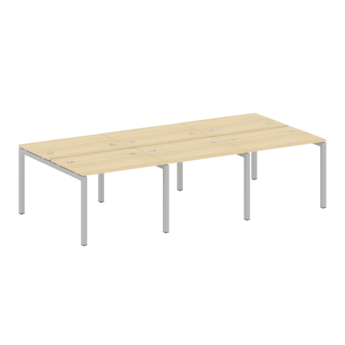 Бенч-система на 6 рабочих мест на П-обр. м/к Metal System Quattro 50БП.СМ-6.1 фото 6