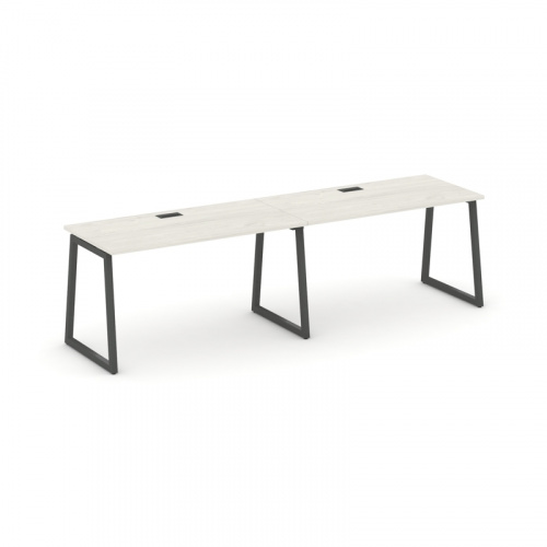 Style Project Рабочая станция 1 сторон. SN-4T1.ORS-011 Акация Лорка/Металл Антрацит/Заглушка Пластик фото 9