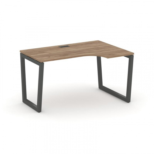 Style Project Стол рабочий эргоном. SN-5T2.SPA-012(R) Акация Лорка/Металл Антрацит/Заглушка Пластик фото 23