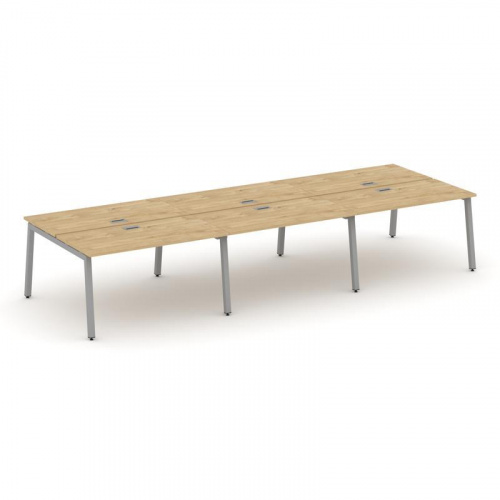 Style Project Рабочая станция 2-х сторон. SN-5A.DRS-083 Дуб Наварра/Металл Антрацит 4140*1632*750