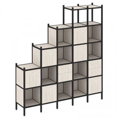 Стеллаж офисный прямой Loft VR.L-25 фото 5 Стеллаж офисный прямой Loft VR.L-25 фото 5