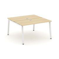 Style Project Рабочая станция 2-х сторон. SN-6A.DRS-021 Акация Лорка/Металл Белый 980*1632*750