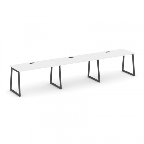 Style Project Рабочая станция 1 сторон. SN-4T1.ORS-031 Акация Лорка/Металл Антрацит/Заглушка Пластик фото 13