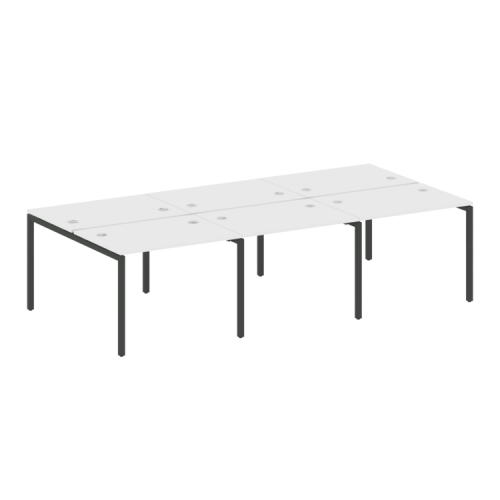 Бенч-система на 6 рабочих мест на П-обр. м/к Metal System Quattro 40БП.СМ-6.1 фото 6