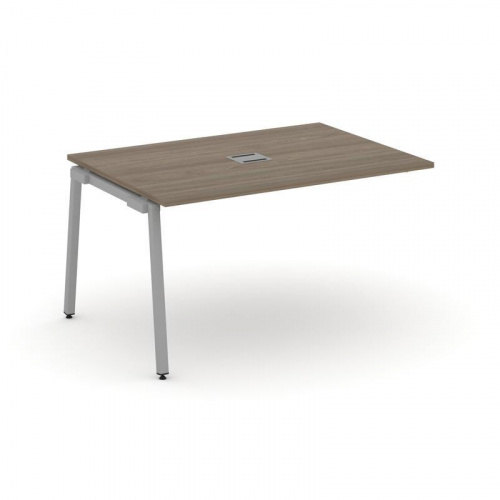 Style Project Проходной наб. элем. перег. стола SN-4A.NSPRG-001 Дуб Наварра/Металл Белый 980*980*750 фото 15