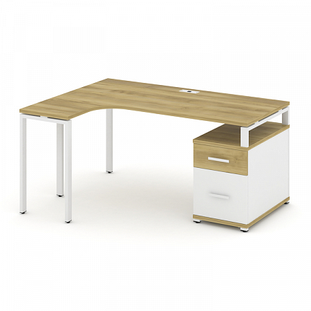 Стол эргономичный с опорной тумбой Concept CN.SA-304(L)