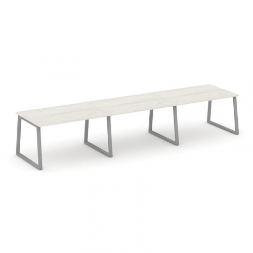 Style Project Стол переговорный SN-6T1.SPRG-022.3 Акация Лорка/Металл Антрацит 3540*980*750 фото 13