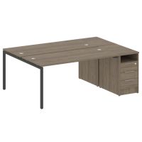 Бенч-система с тумбой на П-обр. м/к Metal System Quattro 40БП.РС-СТП-2.4